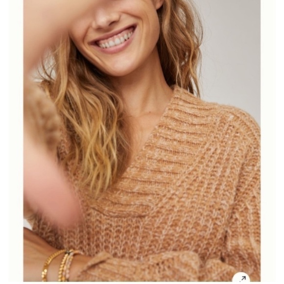 Anthropologie Honore Chunky Knit Wool Pullover Sweater - Picture 2 of 10